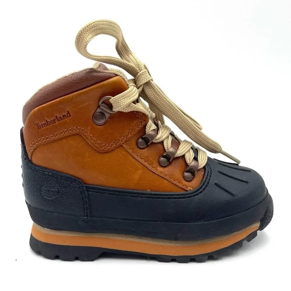 Timberland Junior Euro Shell Toe Hiking Boots Toddler size 9